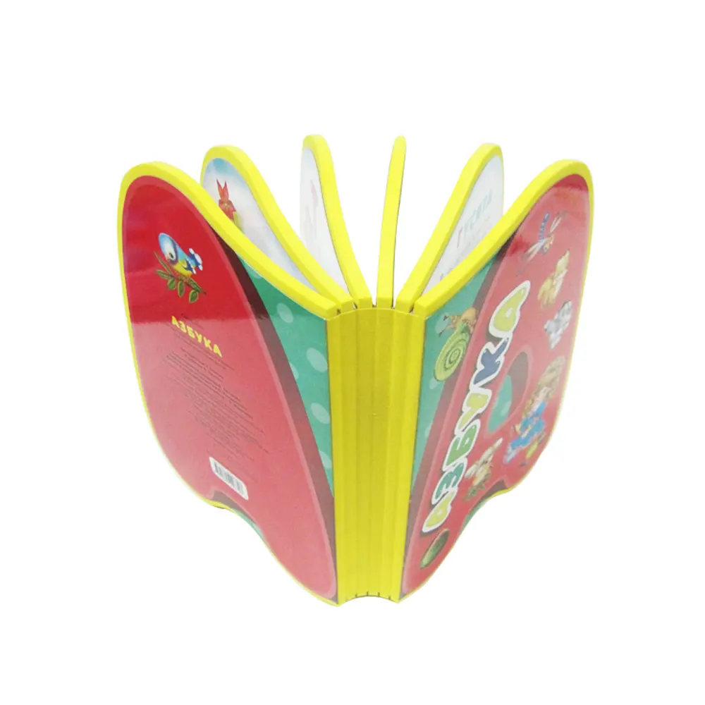 Изготовленная на заказ детская мягкая книга EVA с высечкой формы, дешевые услуги печати детских книг