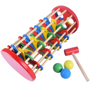 Ball and hammer beat toy to knock the ball off the scale with Mallet hammer beat toy - Product Image 5
