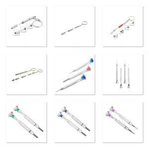 3 in 1 Mini <strong>Precision</strong> <strong>Screwdriver</strong> with Slot Phillips Hex Socket Bits Key Chain for Glasses Jeweler Repair Hand Tools - Product Image 6
