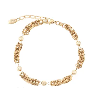 Bracelet en perles or 18k et accessoires pour femmes, bijoux de mode, en or 18k, top quality du marché, 74395
