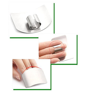 Outil de <span class=keywords><strong>cuisine</strong></span> intelligent de nouvelle conception - Protection de doigt en acier inoxydable pour couper les fruits et les légumes - Product Image 2