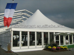 Grande tente de réception en verre chapiteau extérieur de pagode de belvédère tentes à cadre en aluminium pour événements carpas <span class=keywords><strong>barnum</strong></span> à vendre - Product Image 6