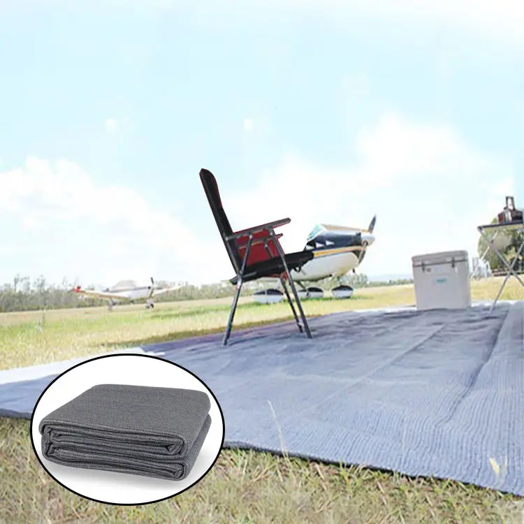 250x600 cm 280g 니트 HDPE 야외 메쉬 바닥 캠핑 바닥 매트