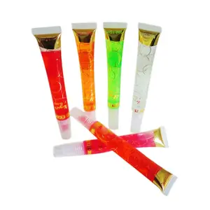 Fashionable Colorful Beauty squeeze tubes Lip Gloss Wholesale Moisturizing and color-changing Jelly Lipgloss