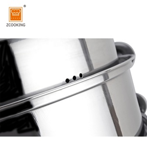 Nouvelle cocotte vapeur en <span class=keywords><strong>acier</strong></span> inoxydable avec plateau et double fond - Product Image 5