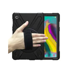 MoKo ISO BSCI custom factory 360 degree rotation full rugged cover protective case for Samsung Tab S5E 10.5 with handstrap