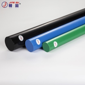 Plastic Bar High Mechanical Strength Extruded Black Plastic Polyamide Nylon Round Bar