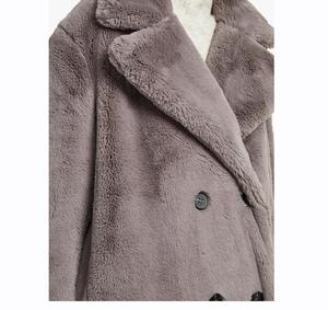 Venta caliente directo de fábrica abrigo de piel abrigos de Mujer zorro negro con precio al por mayor - Product Image 1