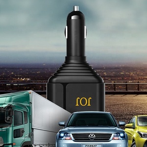 Có thể điều chỉnh đầu và thông minh hiển thị kỹ thuật số xách tay kép USB 12-24V pin xe sạc 534a - Product Image 5