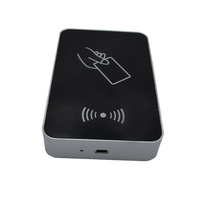 Lector de tarjetas UHF RFID de escritorio, sistema de Control de acceso de salida de emulación de teclado, línea de producción