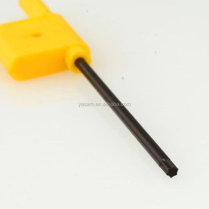 Chiavi a Stella Tipo Bandiera T6 T7 T8 T10 T9 T15 T20 <span class=keywords><strong>T25</strong></span> per Inserti in Carburo, Colore Giallo - Product Image 5