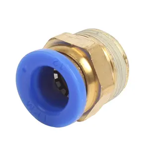 GOGO high quality fittings supplier union straight pneumatic connectors pneumatic fittings connectors