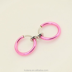 yeni varış tıbbi burun çember burun halkaları piercing çift burun halkası piercing - Product Image 4