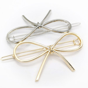 Kẹp Tóc Sắt Thời Trang Cho Nữ Thiết Kế Thanh Lịch Hình Tam Giác Mặt Trăng Môi Tròn Nơ Mèo Barrette Stick Kẹp Tóc Kẹp Tóc - Product Image 3