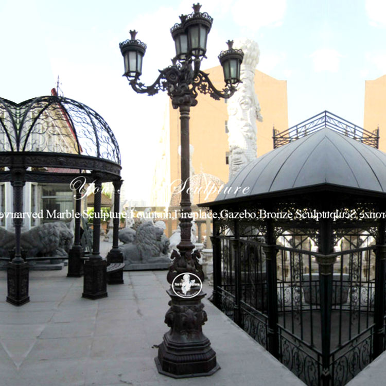 Уличная садовая Изысканная чугунная осветительная лампа