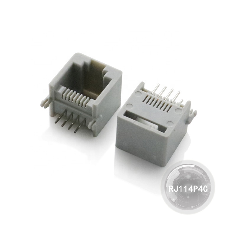 Factory Price RJ11 Jack Modular Connector 4p4c