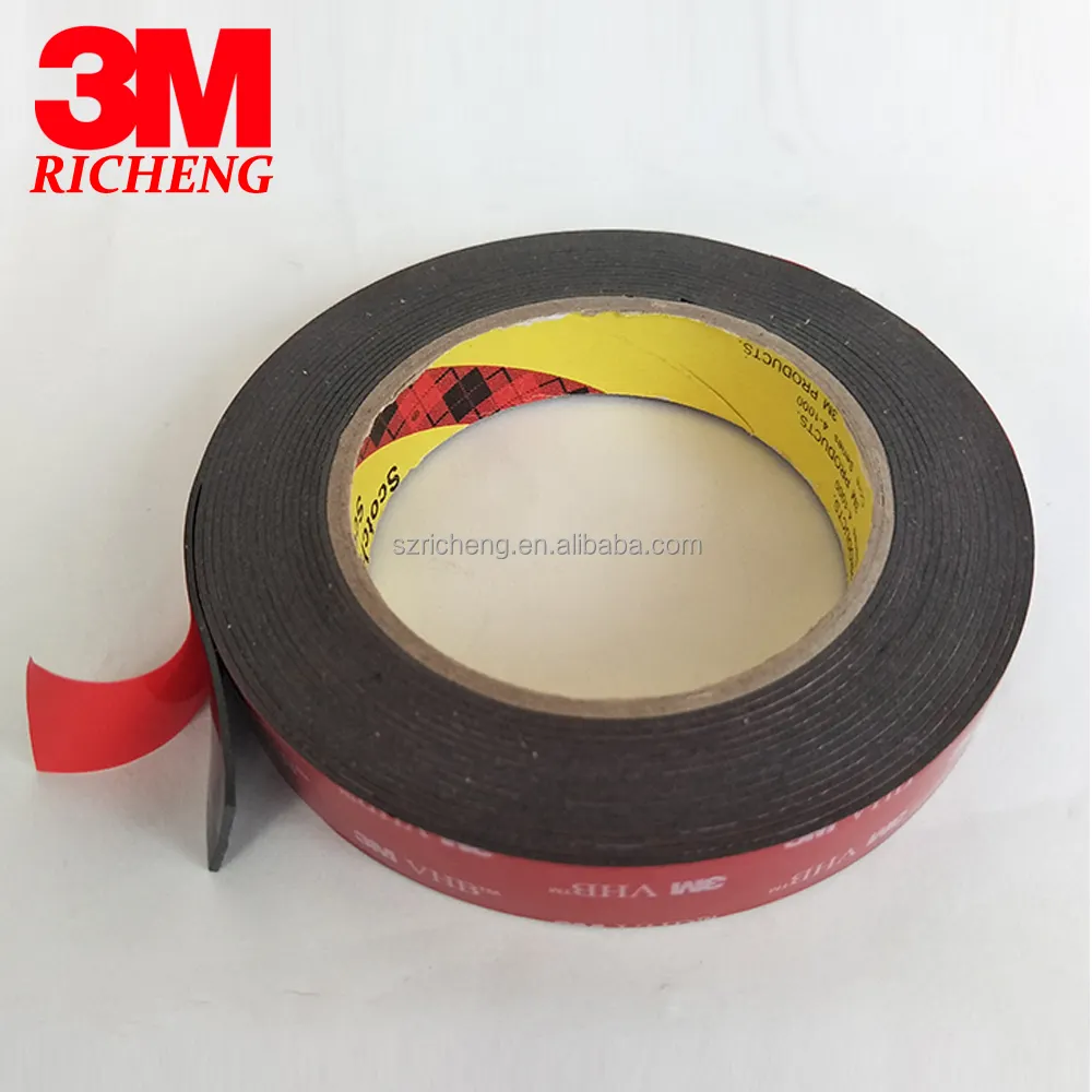 3 M 5952 VHB cinta lateral doble adhesivo acrílico rojo de la cinta película de 3 m pendientes durabilidad rendimiento cinta