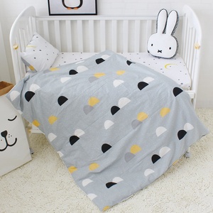 Bộ 3 Chăn Ga Gối Đệm Bằng Cotton Tre Hữu Cơ, Bộ Chăn Ga Gối Đệm Cũi Và Vải Lanh Cho Giường Cũi Trẻ Em - Product Image 4