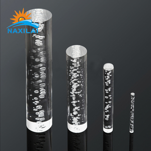Naxilai trasparente pmma bubble rod <span class=keywords><strong>plexi</strong></span> glass stick trasparente acrilico asta quadrata - Product Image 4