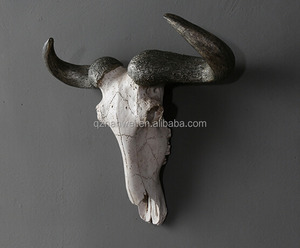 Resin Big Wholesale Cow <strong>Skull</strong> Wall Hanging <strong>Decoration</strong> - Product Image 3