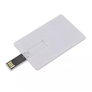Custom Logo USB 2.0/3.0 8GB/16GB/32GB/64GB <strong>Business</strong> Credit <strong>Card</strong> Shape Flash Drive Pen New Stock <strong>Plastic</strong> Product - Product Image 1