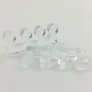 soft transparent silicone gel hallux valgus pro bunions separador de dedos gel del los pies para juanetes