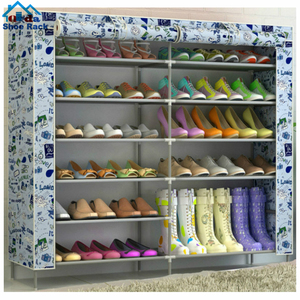 Nuevo <span class=keywords><strong>Zapatero</strong></span> de 2 Conjuntos y 5 Niveles, <span class=keywords><strong>Zapatero</strong></span> de 90 cm de Alto para Dormitorio, Estante para Zapatos Debajo de la Cama para Hombres y Mujeres - Product Image 5