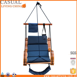 Veranda Bahçe Açık <span class=keywords><strong>Deluxe</strong></span> ile Asılı Hamak Salon Sandalye Bardak Tutucu ve Footrest - Product Image 2