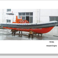 Defensa inflable Marina SOLAS FRP, embarcación rígida de Rescate Rápido, a la venta