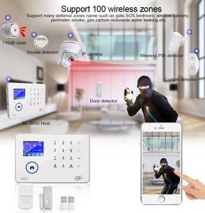 Sistema de seguridad inteligente antirrobo para el hogar, sistema de alarma antirrobo con WiFi y GSM