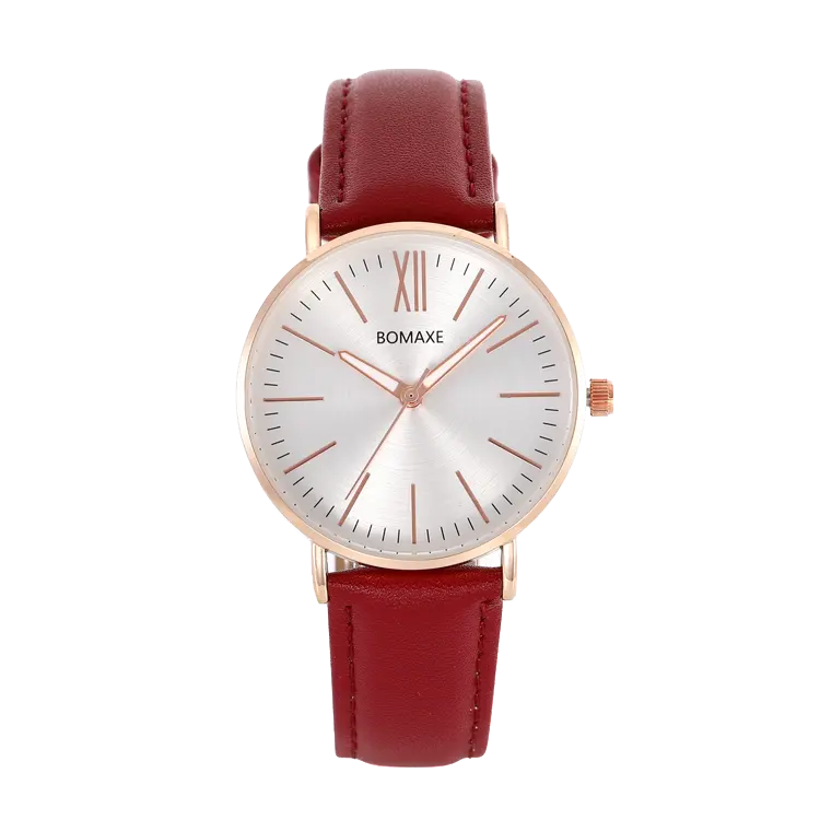 Wholesale 2020 red oem water resistant women alloy quartz wrist watch