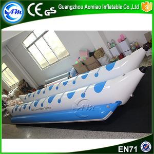 Vente en gros flotteur PVC double tubes gonflable bateau banane volant gonflable poisson volant - Product Image 3