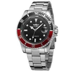 Jam Tangan Pria Desain Fashion Stainless Steel T-WINNER Top 10 Buatan Pabrik Cina, Logo Custom, Penjualan Terlaris - Product Image 4