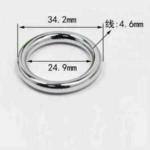 Vente en gros Petit joint torique en métal sans nickel pour accessoires de sac Connecteur de joint torique de sac de <span class=keywords><strong>1</strong></span> pouce Anneaux de haute qualité pour sac - Product Image 5