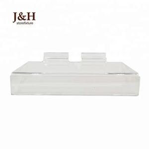 Grosir Sederhana Desainer Plastik Acrylic Custom <span class=keywords><strong>Display</strong></span> Sepatu Rak dengan Indikator Pemegang - Product Image 5