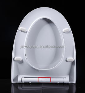 Duraplast asiento del inodoro cierre suave urea asiento del inodoro blanco lento <span class=keywords><strong>caiga</strong></span> - Product Image 1