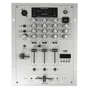 China best selling professionele 3 kanaals geluid systeem audio dj mixer met USB en BT