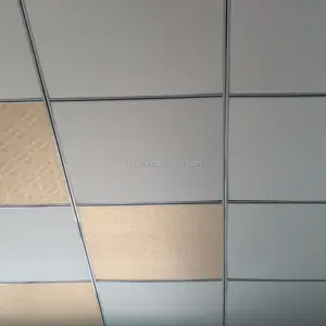 Dalle de Plafond En gypse Gypse Panneau de Plafond en Gypse Avec Revêtement EN PVC Plafond