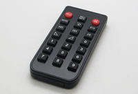 Control Remoto IR de 21 Teclas de Goma para TV, Receptor de TV, Compatible con Personalización