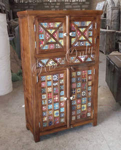 Rise único-azulejo de cerámica indio para dormitorio, puerta bajada, armario, sheesham, imágenes de muebles de madera - Product Image 1