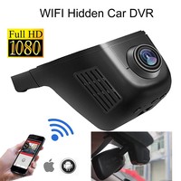 यूनिवर्सल छिपा कार कैमरा के साथ 1080P वाईफ़ाई, वाहन कार dvr उपयोग मोबाइल आसान संचालित