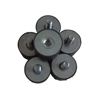 Damper Rubber Mount Anti Vibration Rubber Damper Cylindrical Mount M8 Rubber Mounts