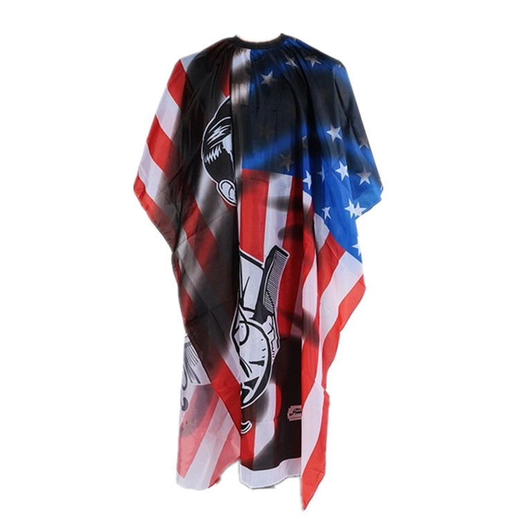 Оптовая продажа, профессиональные недорогие регулируемые парикмахерские накидки с дизайном