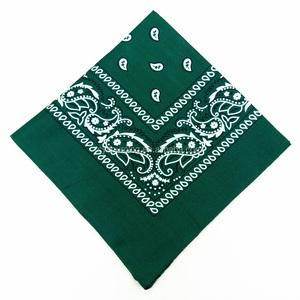 Venta al por mayor promocional personalizado serigrafía Bandana elegante cuadrado Hop Hip 100% algodón Bandana con impresión Digital Bandana