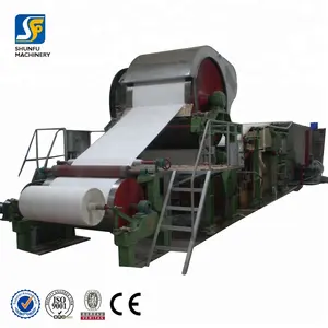 Máquina de papel tisú de 6-7 toneladas por día, máquina de papel higiénico, planta para hacer pañuelos de papel higiénico - Product Image 6