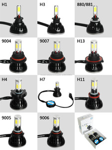 led автолампы фар головного света h1 h3 h7 h8 h9 h10 h11 h13 9004 9005 9006 9007 880 9012 h4 лед светодиодные лампы CE <span class=keywords><strong>ROHS</strong></span>