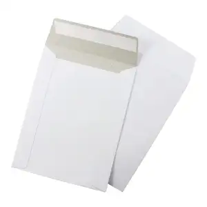 C5 Dl B5 A3 Stijve Kartonnen Custom Bedrukt Karton Mailer Enveloppen Voor Product Verpakking Met Schil Strip Gerecycled Enveloppen