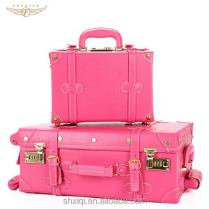 Pink Vintage <strong>Suitcase</strong> <strong>Old</strong> Looking - Product Image 2