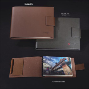 PU ordinateur portable <span class=keywords><strong>en</strong></span> cuir avec élastique <span class=keywords><strong>bande</strong></span> <span class=keywords><strong>en</strong></span> cuir Journal et Planificateur et Organisateur - Product Image 4