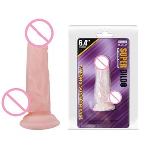 Realistischer ultra weicher <span class=keywords><strong>Dildo</strong></span> für Anfänger mit ausgestelltem Saugnapf boden Flexibler <span class=keywords><strong>Dildo</strong></span> für vaginalen G-Punkt und Anal spiel